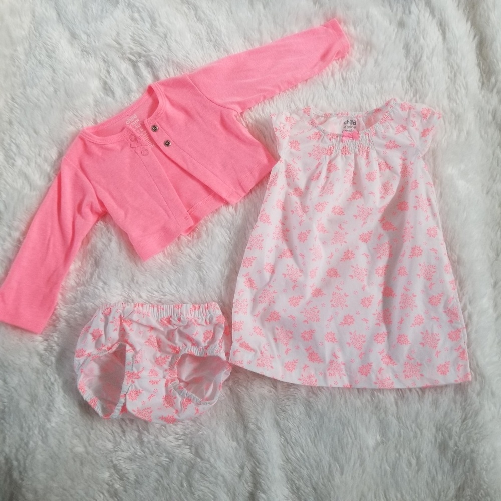 Child of Mine by Carter's 3 Piece Dress Set